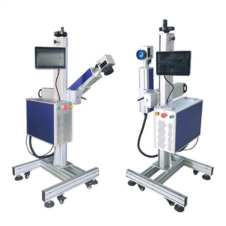 CO2 Fly Online LaserCoding Machine For Plastic Carton
