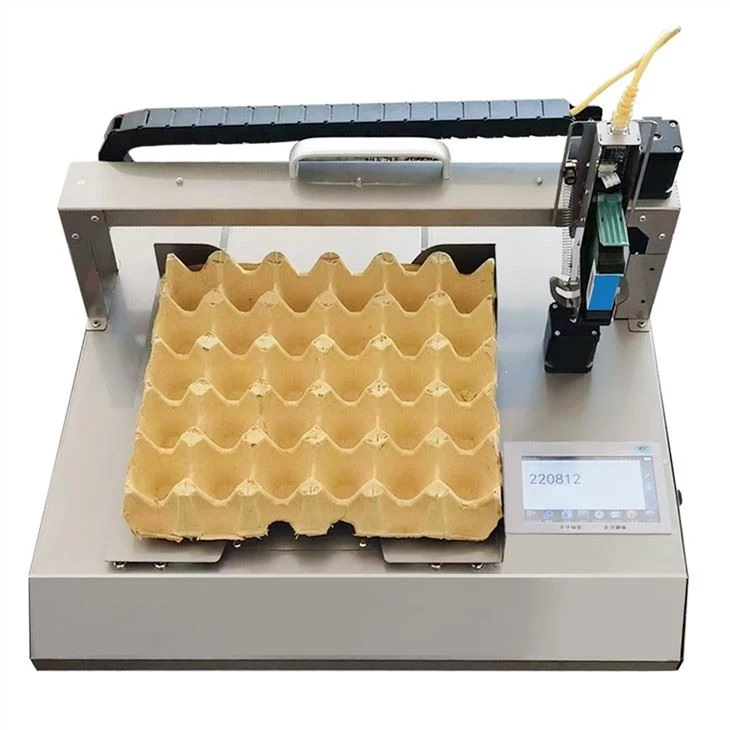 Hen Egg Coding Machine Date Logo Pattern